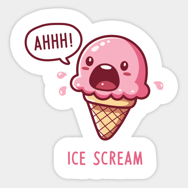 Ice Scream! Sticker by FunPun